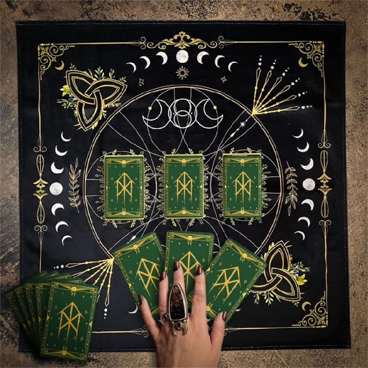 Reading Card Tarots Card Tablecloth Altars Cloth Altars Cloth Divinations Cards Table Cloth Tapestry Easy to Use