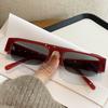New Korean-style Half-frame Sunglassess Mall Square Frame Fashionable Cat-eye Design Vintage Sunglasses Sun Protection Eyewear