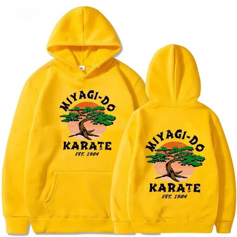 Classic Anime Hoodie Cobra Kai Miyagi Do Autumn and Winter Hoodie Men's Fashionable and Comfortable Pullover