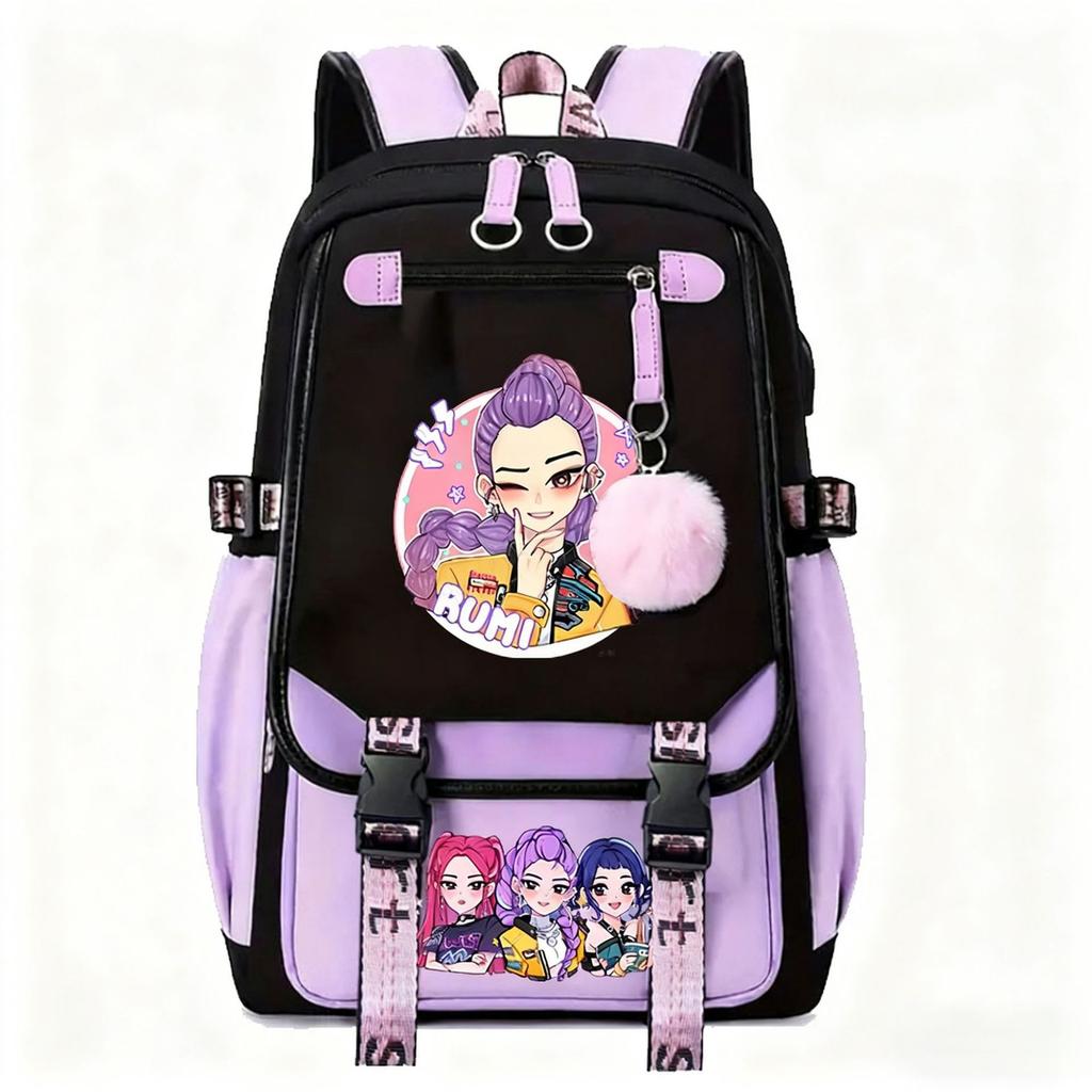 Witch Hunter Animation Cartoon Printed School Bag Large Capacity Junior High School Student Backpack