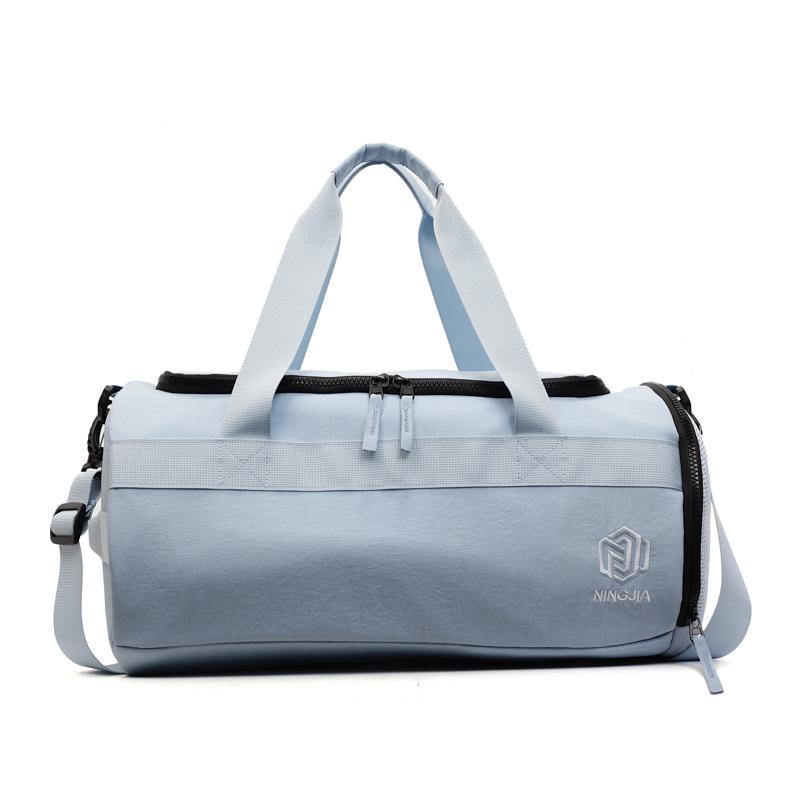 Dry and Wet Separation Large Capacity Gym Bag Swimming Sports Bag Short-Distance Travel Bag with Separation Shoes Bags