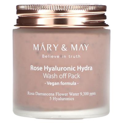 Rose Hyaluronic Hydra, Wash Off Pack, 4.4 Oz (125 G)