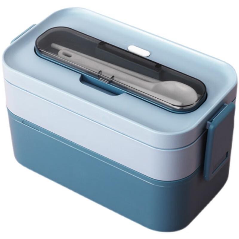Japanese Double-Layer Microwaveable Bento Box