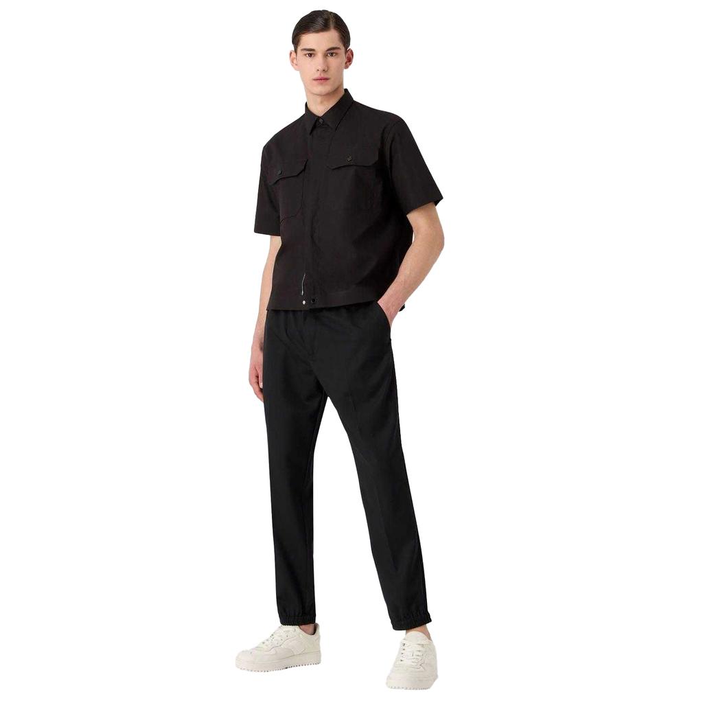 Emporio Armani Men's Plain Short-Sleeved Shirt