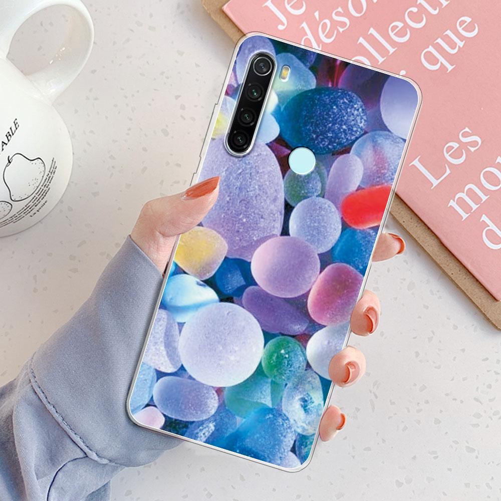 Custodia Redmi Note 8 Pro Cover Posteriore Note 8T Ragazze Nuova Moda Trasparente Custodie per Telefono Custodia Morbida in Silicone Per Xiaomi Redmi Note 8 Coque