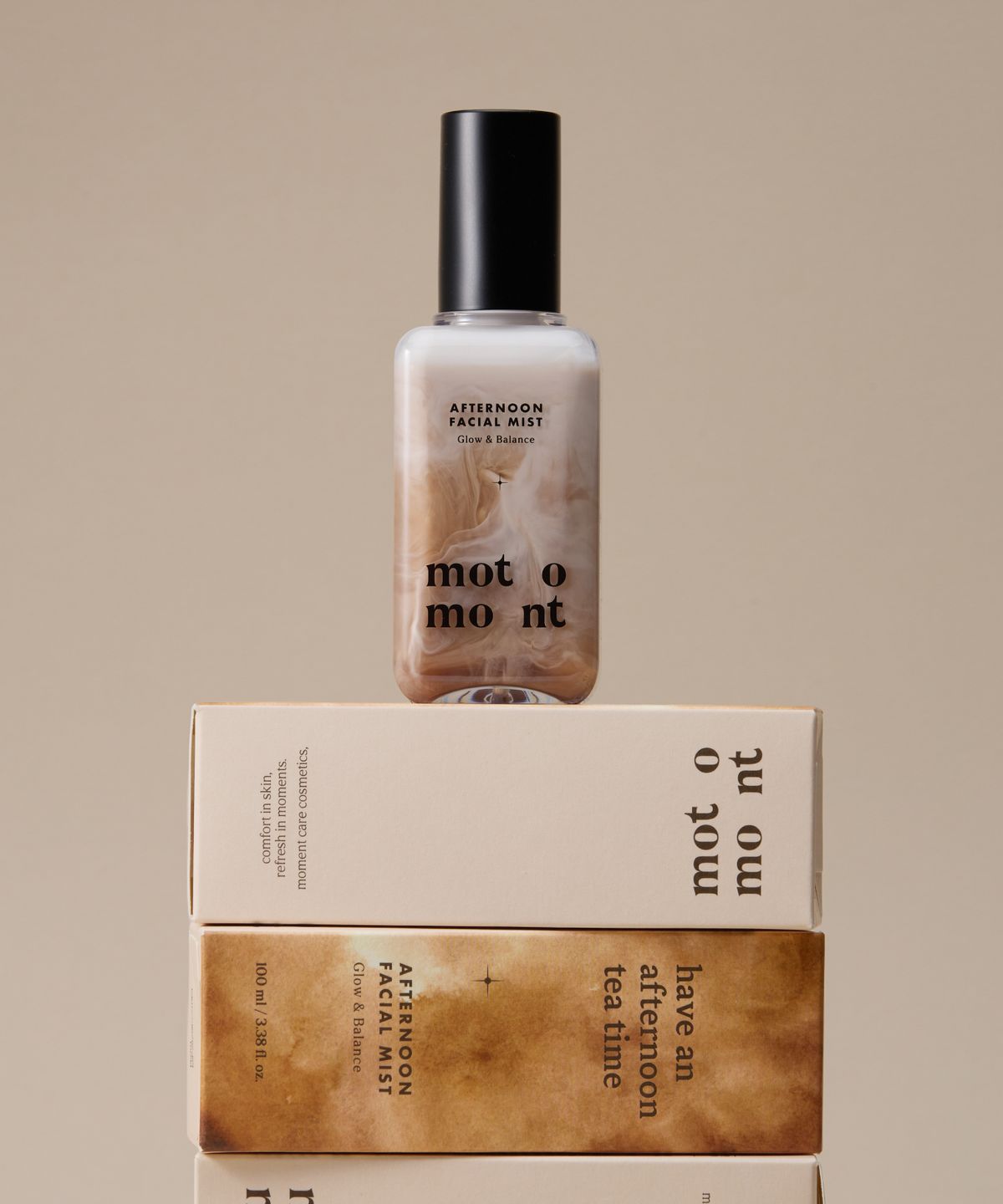 

MOTOMONT Milk Tea Mist Daycare Set – Deep Hydration & Radiance Fine Mist (100ml + 20ml)