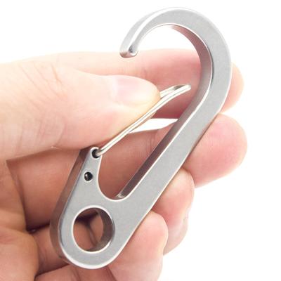 DOKEEP Groß und Mini 200 kg Traglast SUS420J2 Edelstahl Schnapphaken 7 cm Federhaken 4er-Pack Schwerlast-Karabiner, Kapazität, Haken, Leicht, Langlebig,