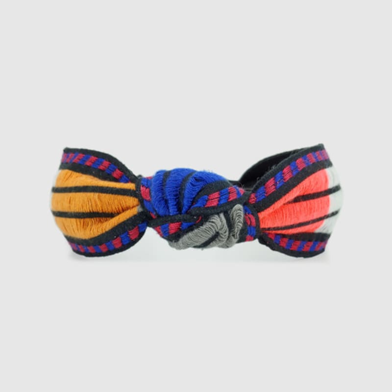 LALA Ethnic Striped Hairband - Black