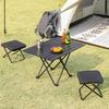 1pc Lightweight Portable Folding Chair, Iron Alloy Frame, Foldable Outdoor Picnic Camping Stool for Teens with Carry Bag