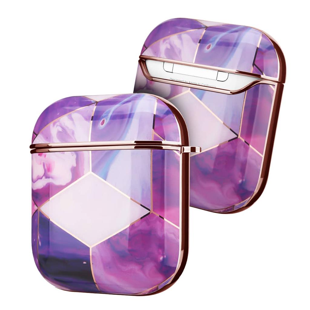 Für AirPods 3, 1/2 AirPods Pro 2 Kopfhörerhüllen, Luxuriöse Galvanisierte Silikonhülle Stoßfest Vollständiger Körperschutz Kabelloses Laden