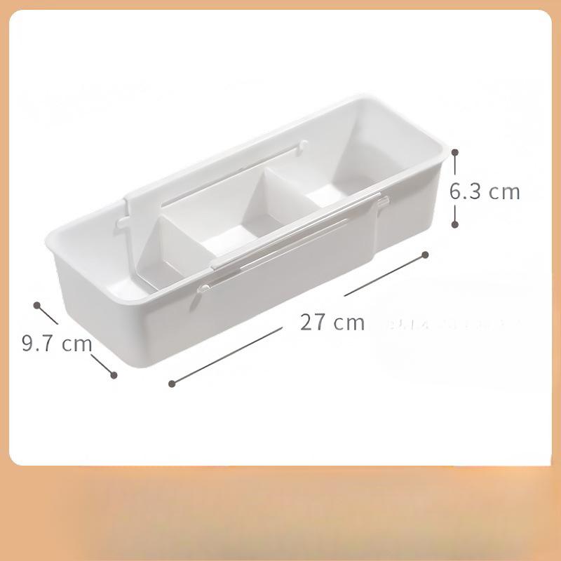 Drawer Storage Box Extendable Cabinet Partition Box Built-in Detachable Compartments Lipstick Classification and Organization Box