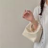 Simulation Pearl Handbag Mini Chain Strap Retro Simple Mobile Phone Bag Shoulder Crossbody Dumpling Bag