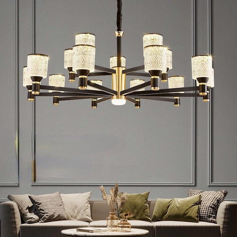 Lámpara nórdica moderna minimalista para sala de estar, lámpara de comedor, lámpara de dormitorio, iluminación atmosférica de lujo europea, iluminación para el hogar