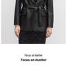 2025 Spring Women's Vintage Mid-Length Genuine Sheepskin Leather Jacket