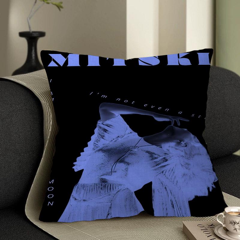 Mitski Decorative Room Aesthetics Pillow Case Home Decor Bedroom Sofa Bed Couch Pillow Cover 45x45