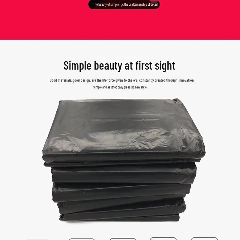 Large Thick Black Plastic Bags