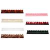 Mahjong Rack with Detachable Magnetic Pusher, Scalloped Acrylic Mah Jongg Tile Holder & Pusher Set, American Mahjong Accessories