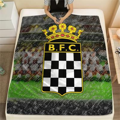Boavista FC,pattern Flannel Blanket, High Quality Comfortable for All Seasons, Home Decor, Warmth and Comfort, Perfect for Gifts.