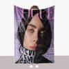 Thick Billie Eilish Blanket Double Sided Fuzzy Blanket Bedroom Supplies Lounge