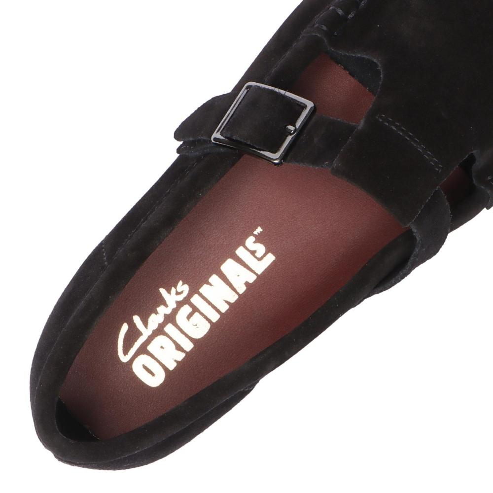 ClarkS W S Wallabee T Bar. 26175666 Black Sde