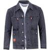 Men's Durable Denim Workwear Jacket for Construction and Welding