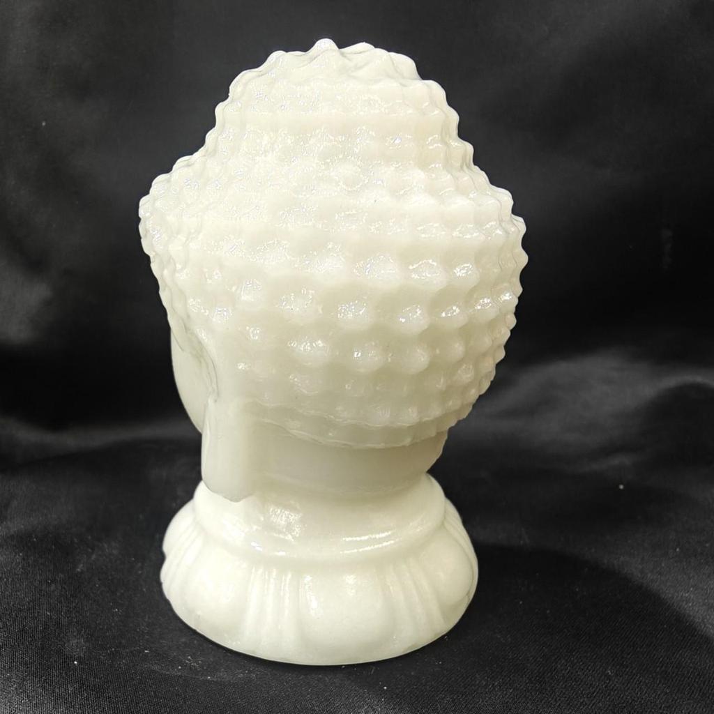 Luminous Buddha Head Resin Craft for Home Decor