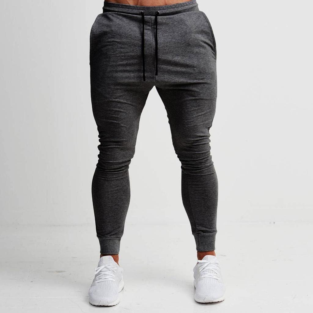 Men's Spring and Autumn Slim Fit Jogging Pants, Tapered Sports Pants