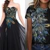 Blue Embroidered Floral Patches Sequin Embroidery Lace Appliques Clothing Applique  Stage Costumes