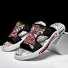 Fashion Summer Youth Slippers Men Unique Design High Quality Slippers Non Slip Outside Flip Flops Thick Soled Toe Sandals