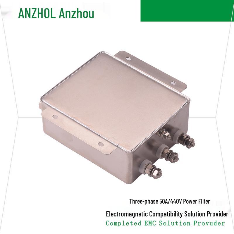 Anzhou AN-50C12GB Three-Phase 50A EMI Filter (380V/440V)