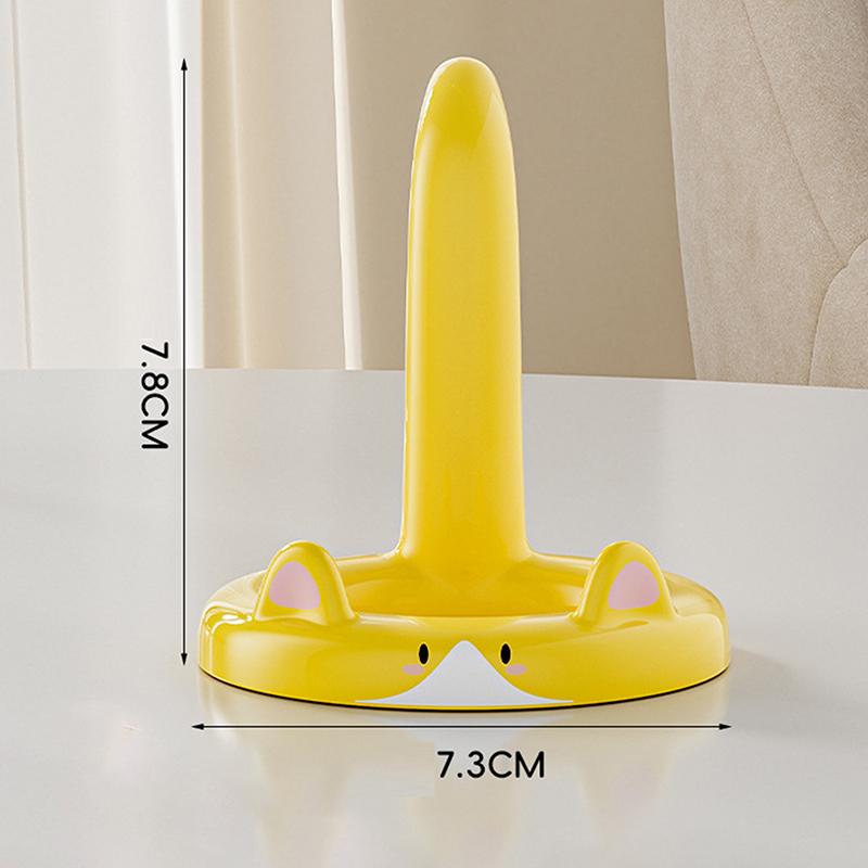 Niedlicher und süßer Cartoon-Katzen-Handyhalter, kreativer Mini-Desktop-Handyhalter, kann als dekoratives Ornament verwendet werden