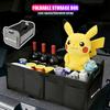 Large Capacity Foldable Car Badge Stickers Trunk Storage Box For Mercedes Benz A B C E G CLA W203 W204 C260 E300L A200L GLC300