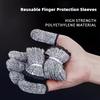 20/50pcs Flexible Fingertip Gloves - Heavy-Duty Plastic - Like Grip, Snug-Fit Cuff for Dishwashing - Durable One-Finger Sleeves