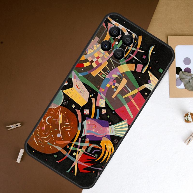 Wassily Kandinsky Abstract Artistic Case For Honor 200 Pro 400 50 70 90 X9a X9b X9c X9d X8b X8c Win Magic 7 Lite 5 6 8 Pro Cover