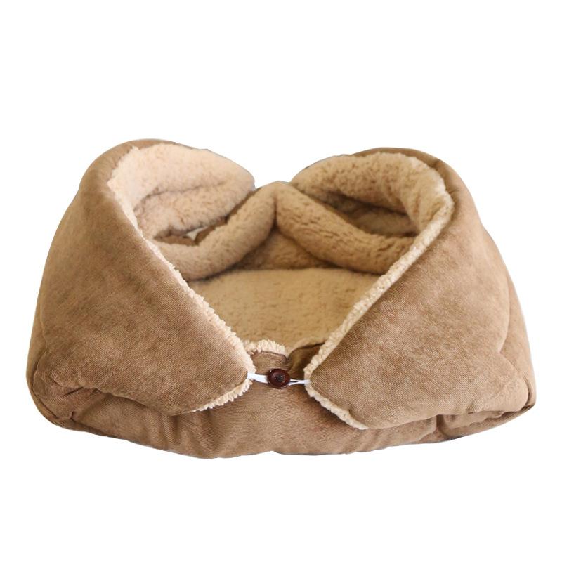 Autumn and Winter Warm Plus Velvet Thickened Pet Mat Multi-purpose Foldable Cat Sleeping Mat Lambskin Dog Mat Universal for All Seasons