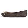 Michael Kors MK Logo Slip-On Fashion Flats Women flats Dark-Brown 49T8FUFR1B200