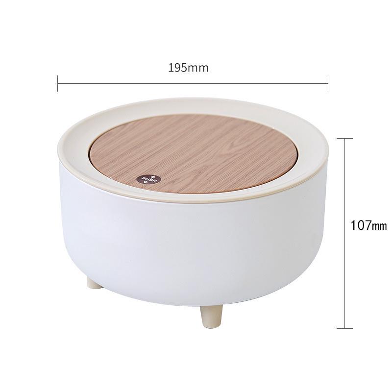 

Японское мусорное ведро на высоких ножках под дерево - Большая вместимость для гостиной, спальни или рабочего стола