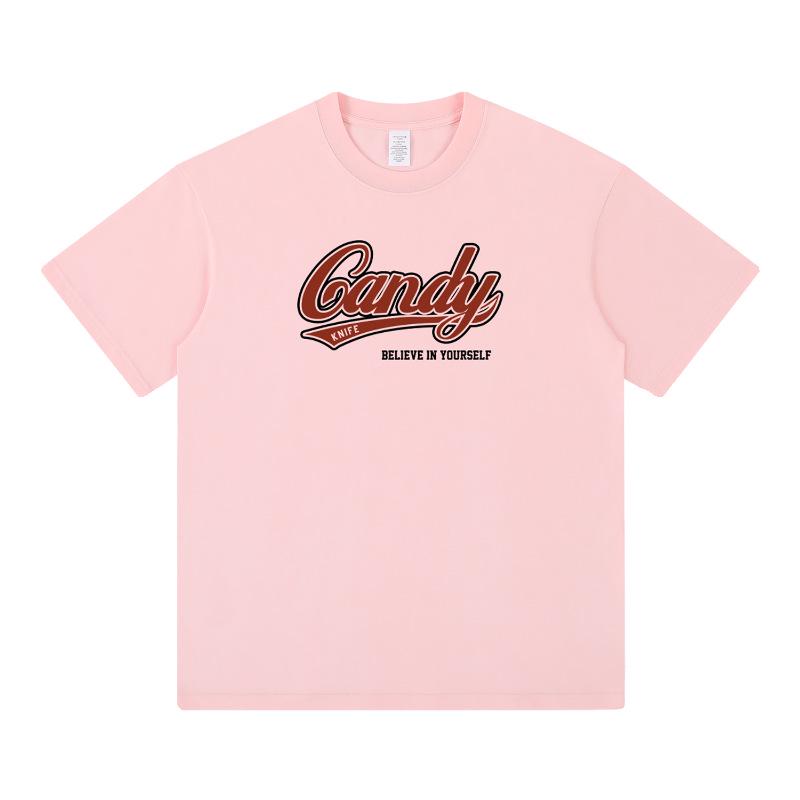 Retro Vintage Unisex Pure Cotton Heavyweight Short Sleeve T-Shirt