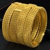 24K Gold Plated Dubai Bridal Bracelet Alloy Nigerian Ladies Sand Gold Bracelet Jewelry Bracelet 2026
