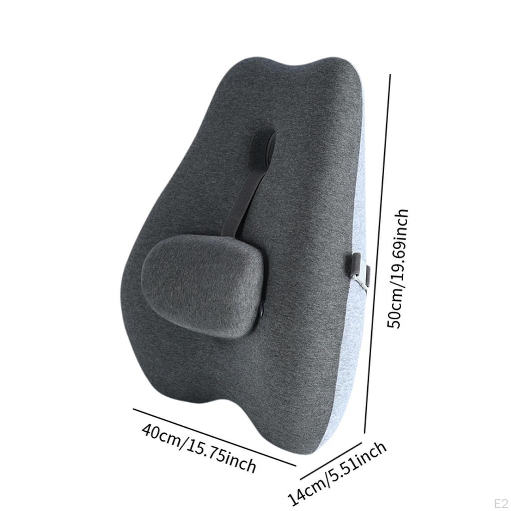 Ergonomic Back Cushion, Seat Cushion for Office And Car