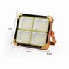 300w Solar  Outdoor  Lighting Camping Glare Portable Warning Emergency Household Flood Light