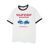 ULIFEZIP Double Car Oversized Ringer Short Sleeve T-Shirt 4 Colors [Ulze_3002]