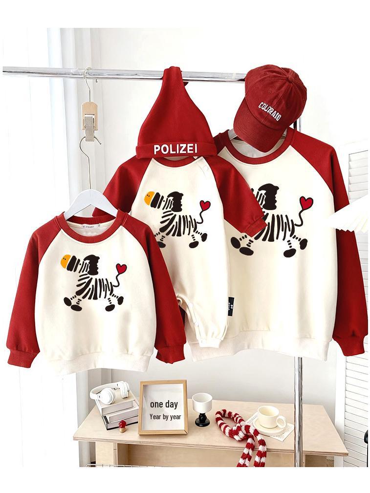 Autumn/Winter Family Hoodies & Baby Bodysuits - Street Style for Photos