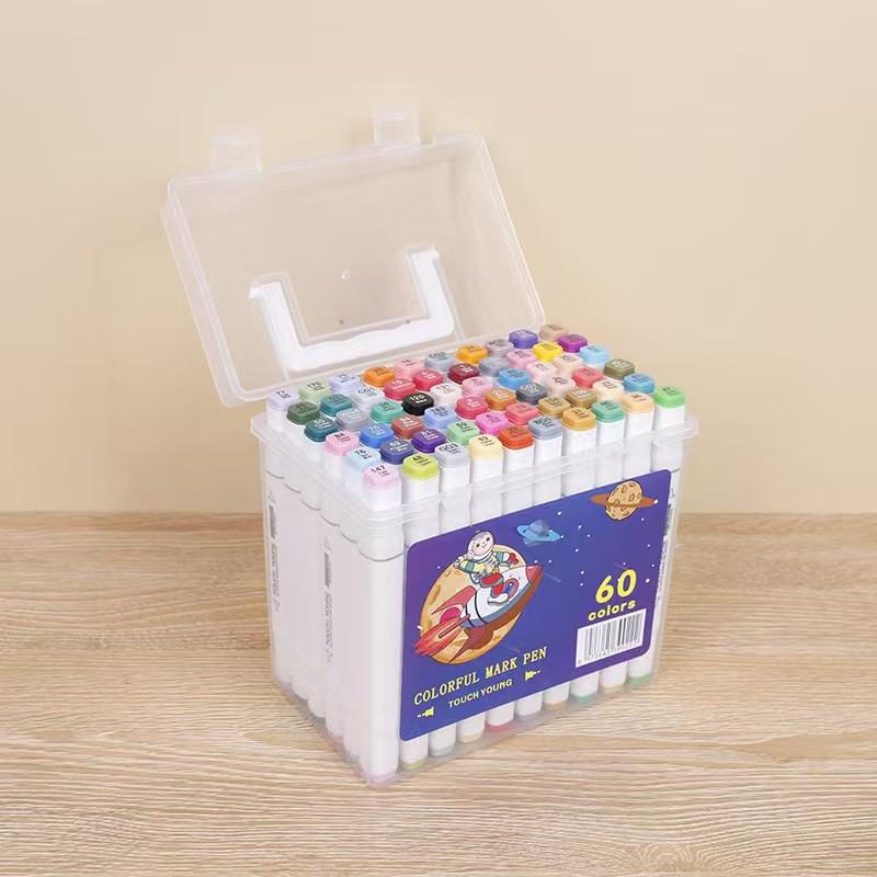 Touch48 Double-Headed Color Markers for Children - Art Drawing Tools