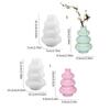 Creative Round Vase Silicone Mold Flowerpot Moulds Modern Crafting Molds Silicone Texture Flower Jar Molds for Flowerpot