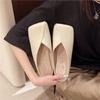 2025 Spring and Summer New One-pedal Bag Head Half Slippers Outer Wear Women's Shoes Shallow Mouth Comfortable Versatile Soft Flat Sole Shoes