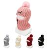 Women's Thickened Wool Knitted Hat In Winter Riding Face Protection Windproof Cold Warm and Fashionable Versatile Cotton Hat