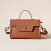 2025 New Casual Top-layer Cowhide Cross-body Bag Design Retro High-end Light Luxury Single-shoulder Handbag