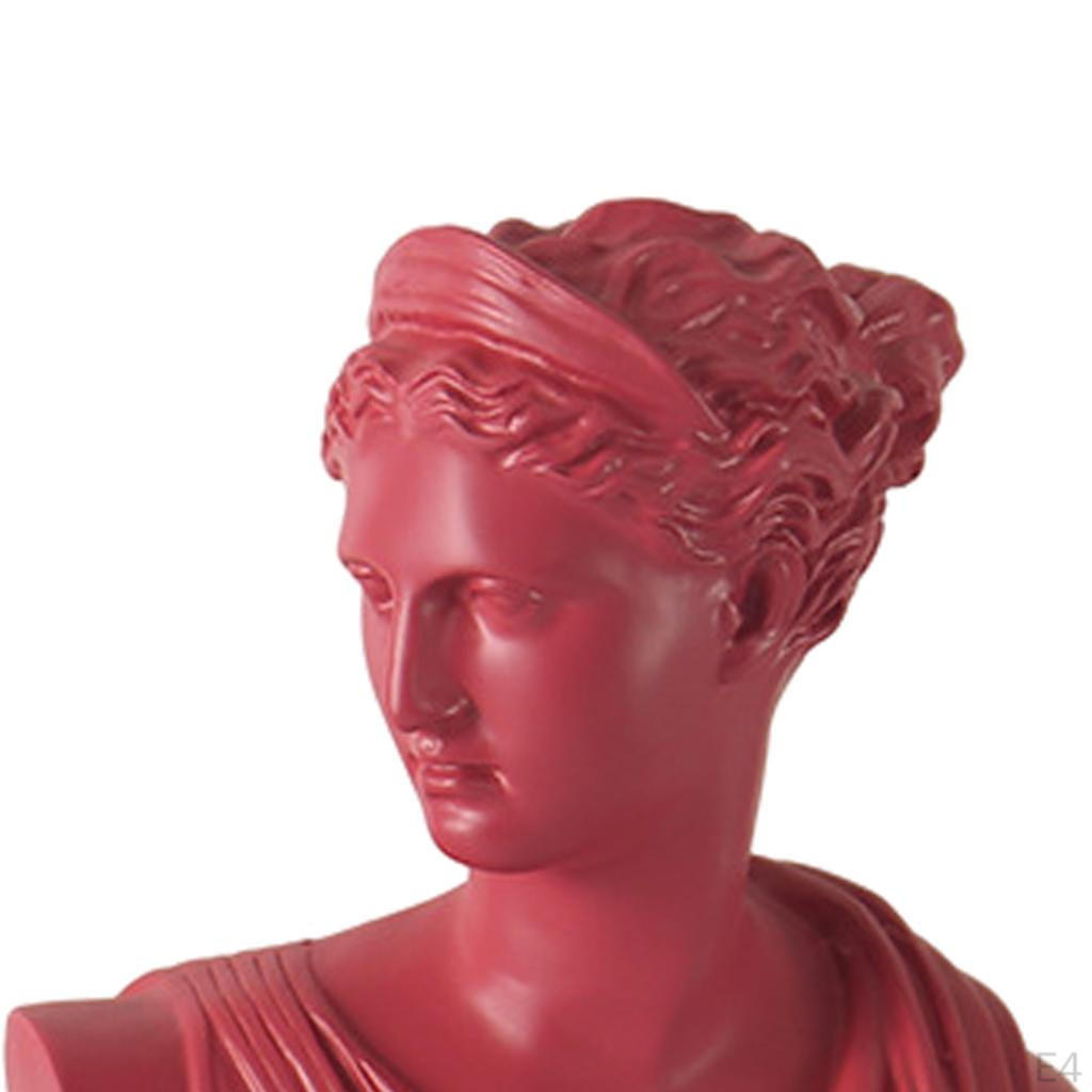 Head Statue Bust Resin Greek Mythology Nordic Art Decor Sculpture