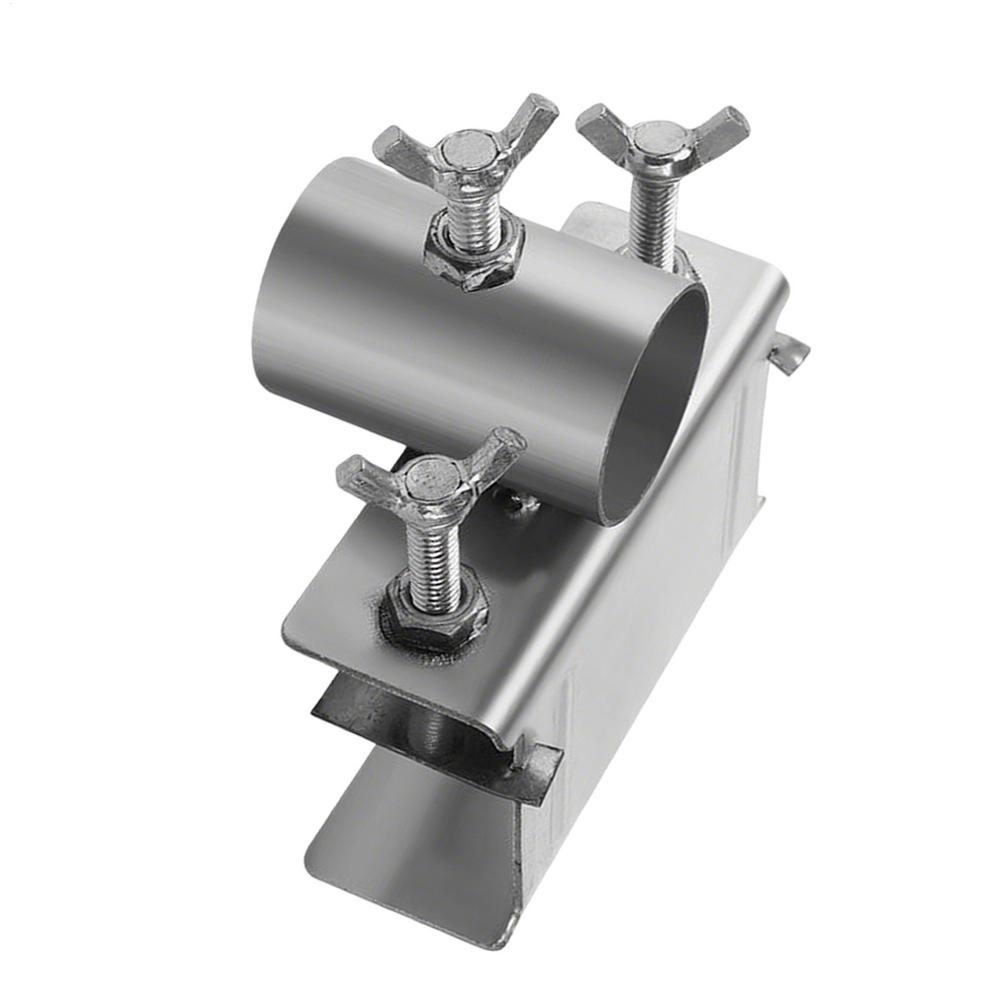 Крепление для садового зонта Портативный зажим для садового зонта Портативная подставка для бассейна Газона Рыбалки Балкона Барбекю Кемпинга Пляжа На улице